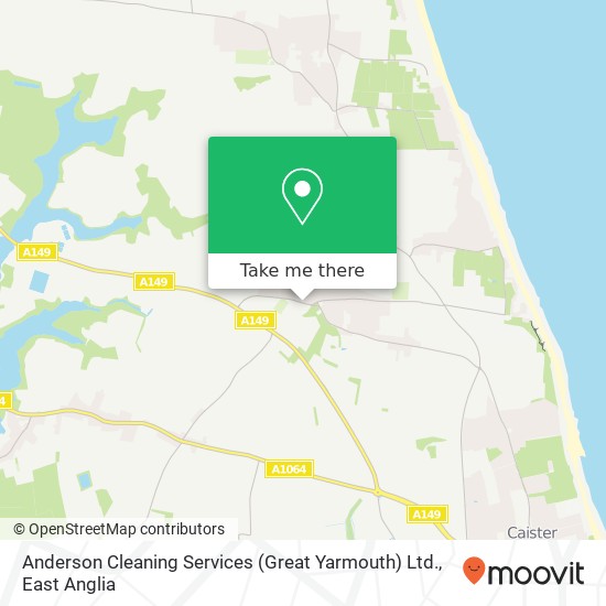 Anderson Cleaning Services (Great Yarmouth) Ltd. map