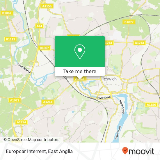 Europcar Interrent map
