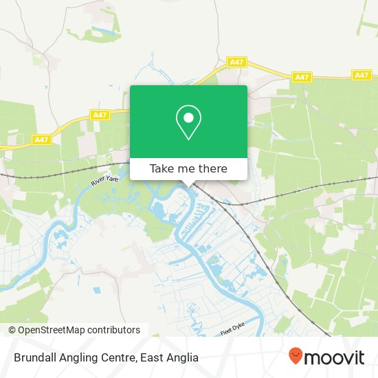 Brundall Angling Centre map