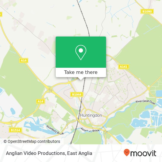 Anglian Video Productions map