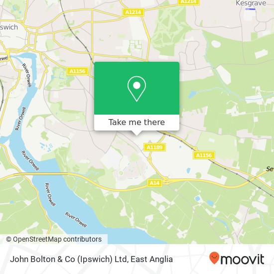 John Bolton & Co (Ipswich) Ltd map