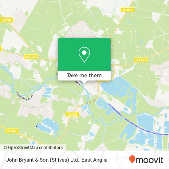 John Bryant & Son (St Ives) Ltd. map
