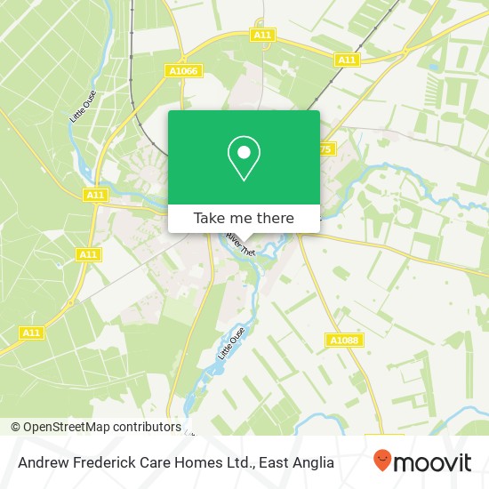 Andrew Frederick Care Homes Ltd. map
