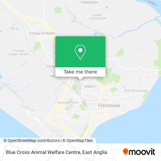 Blue Cross Animal Welfare Centre map