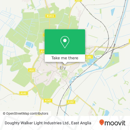 Doughty Walker Light Industries Ltd. map