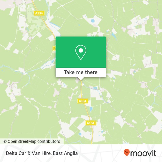 Delta Car & Van Hire map