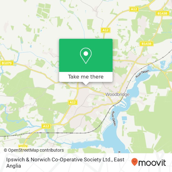 Ipswich & Norwich Co-Operative Society Ltd. map