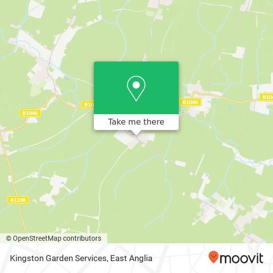 Kingston Garden Services map