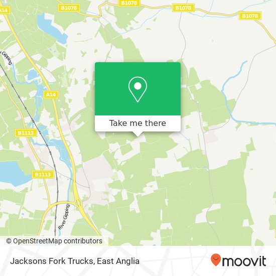 Jacksons Fork Trucks map