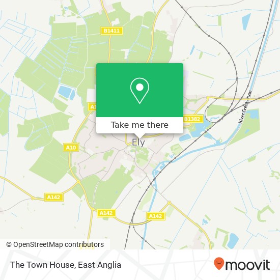 The Town House map