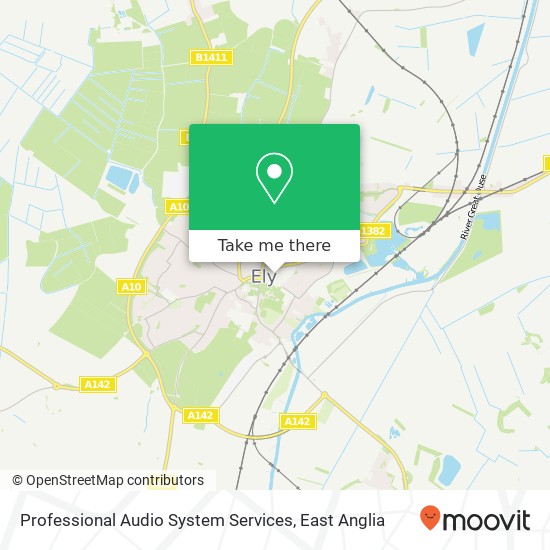 Professional Audio System Services map