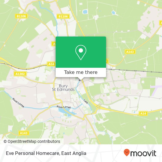 Eve Personal Homecare map