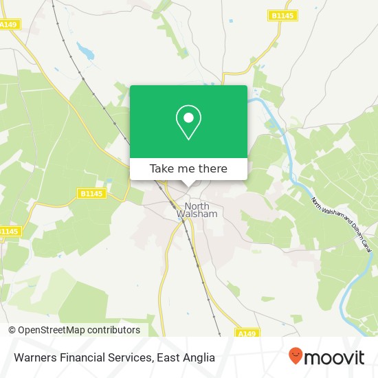 Warners Financial Services map