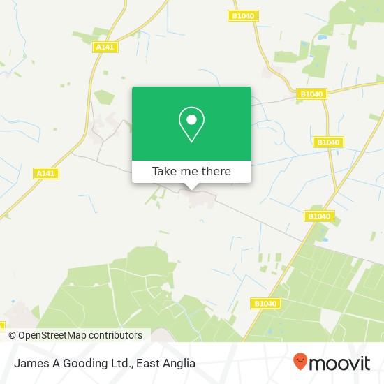 James A Gooding Ltd. map