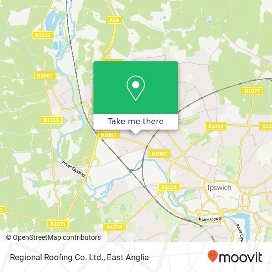 Regional Roofing Co. Ltd. map