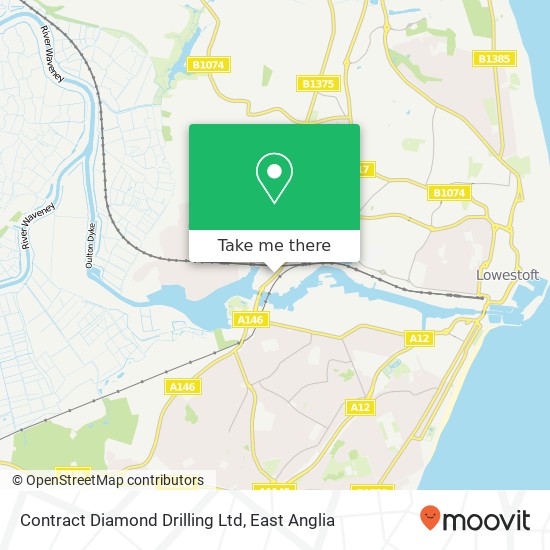 Contract Diamond Drilling Ltd map