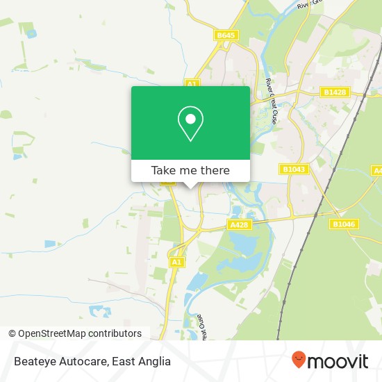 Beateye Autocare map
