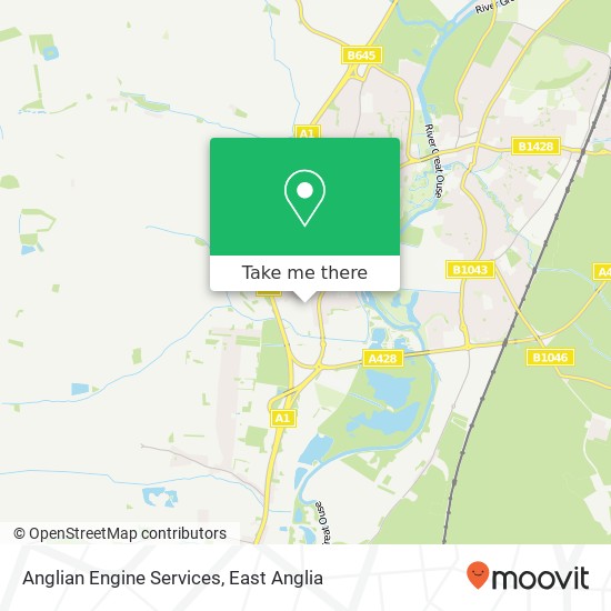 Anglian Engine Services map