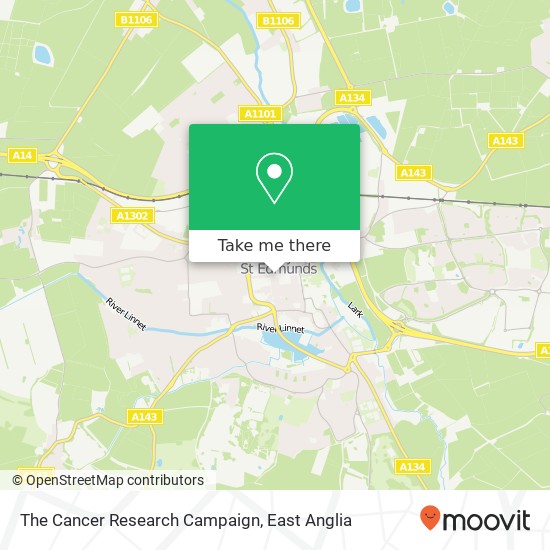 The Cancer Research Campaign map