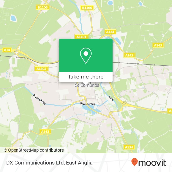 DX Communications Ltd map