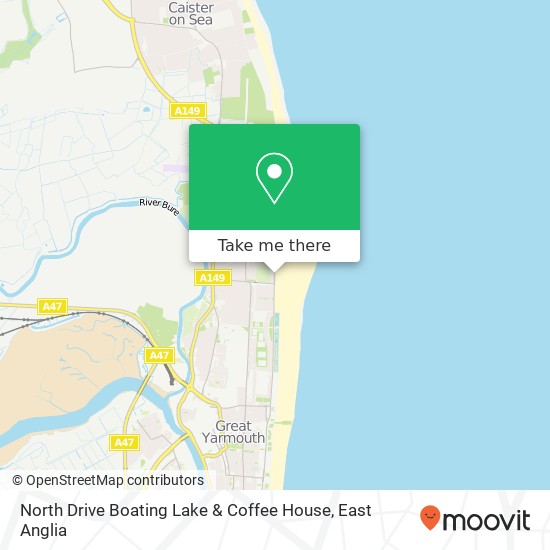 North Drive Boating Lake & Coffee House map