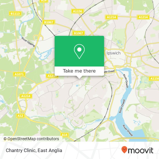 Chantry Clinic map