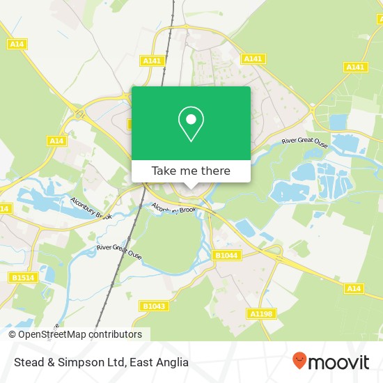 Stead & Simpson Ltd map