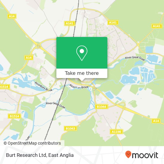 Burt Research Ltd map