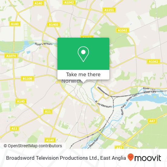 Broadsword Television Productions Ltd. map