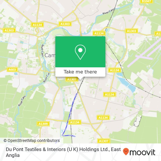 Du Pont Textiles & Interiors (U K) Holdings Ltd. map