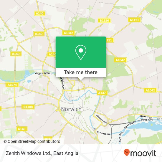 Zenith Windows Ltd. map