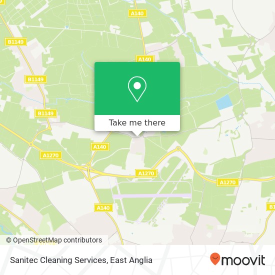 Sanitec Cleaning Services map