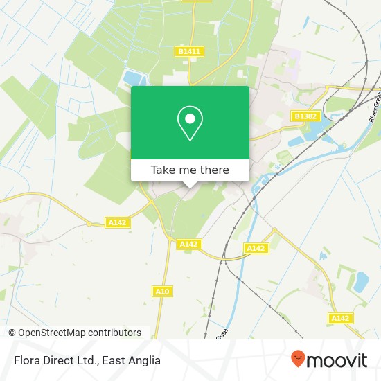 Flora Direct Ltd. map