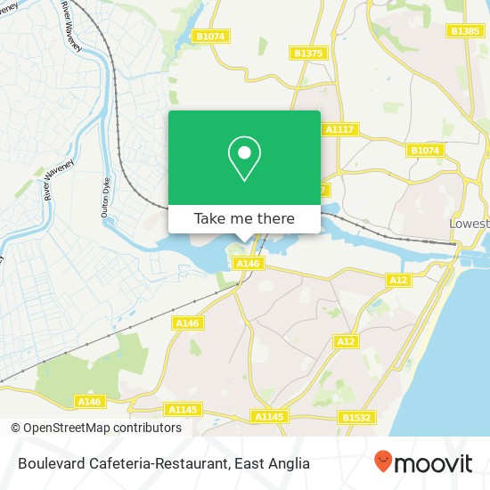 Boulevard Cafeteria-Restaurant map