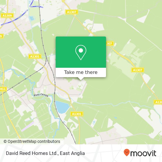 David Reed Homes Ltd. map