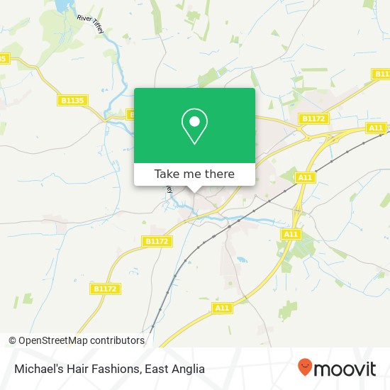 Michael's Hair Fashions map