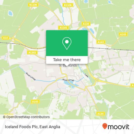 Iceland Foods Plc map