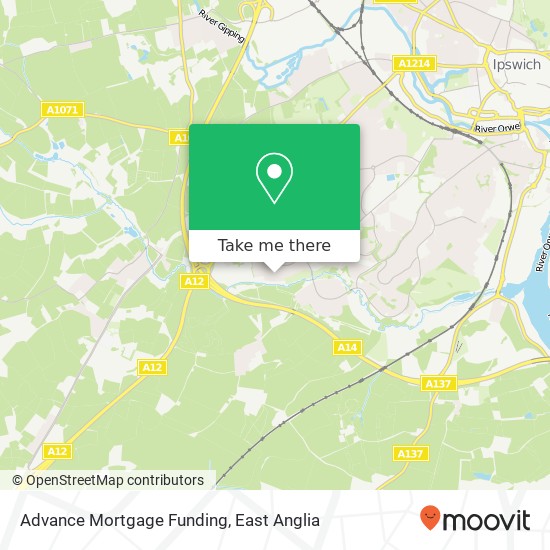 Advance Mortgage Funding map