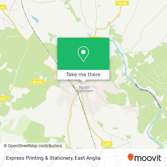 Express Printing & Stationery map