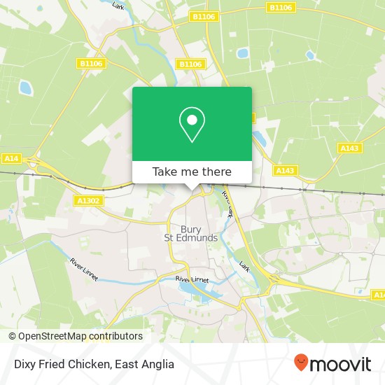 Dixy Fried Chicken map