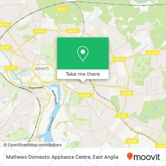 Mathews Domestic Appliance Centre map