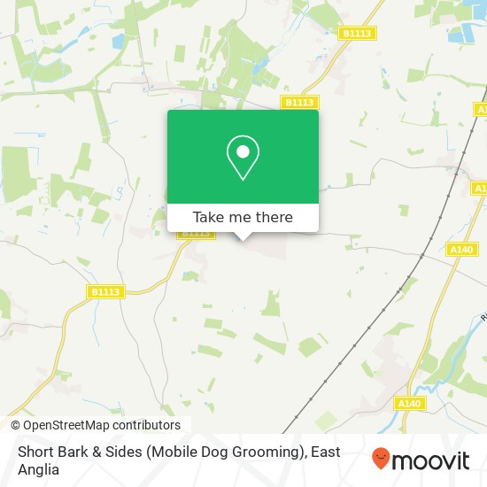 Short Bark & Sides (Mobile Dog Grooming) map