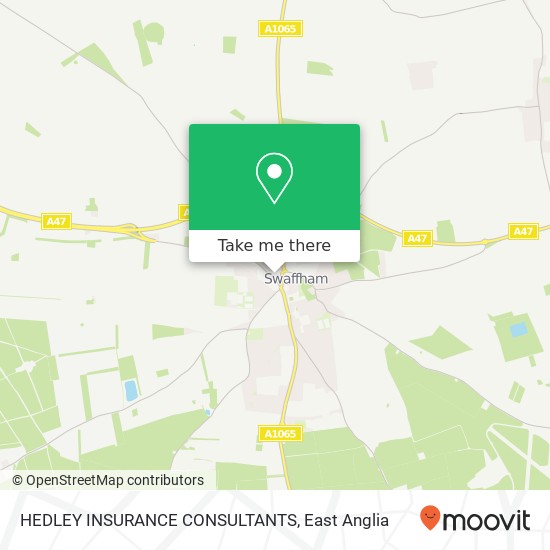 HEDLEY INSURANCE CONSULTANTS map