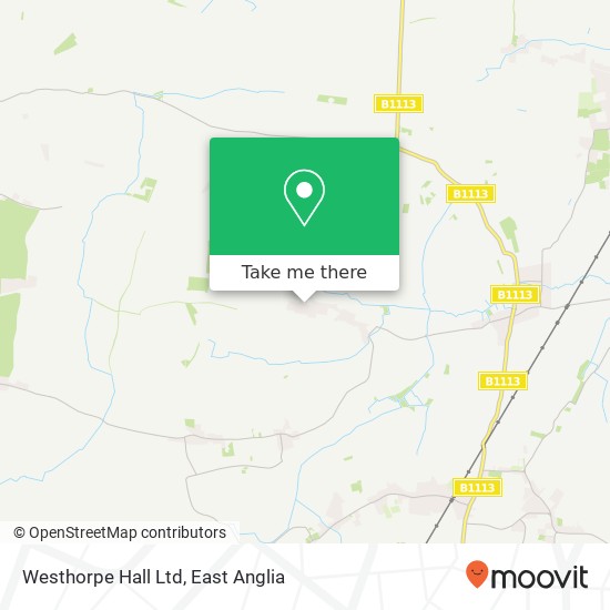 Westhorpe Hall Ltd map