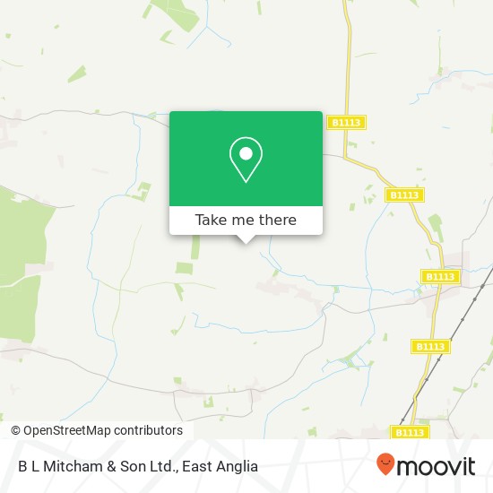 B L Mitcham & Son Ltd. map
