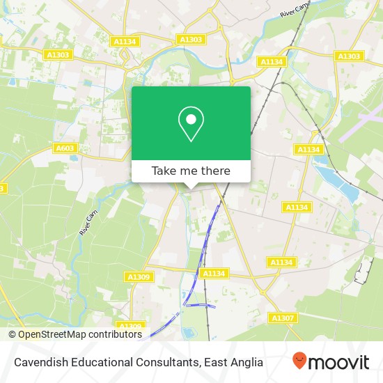 Cavendish Educational Consultants map
