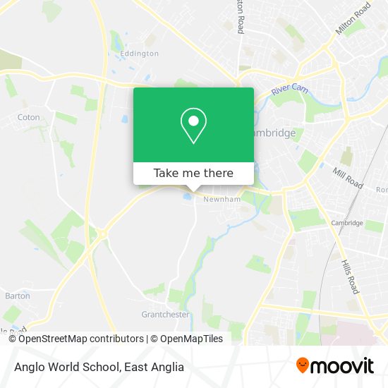 Anglo World School map