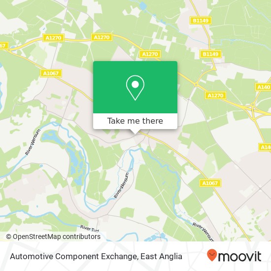Automotive Component Exchange map