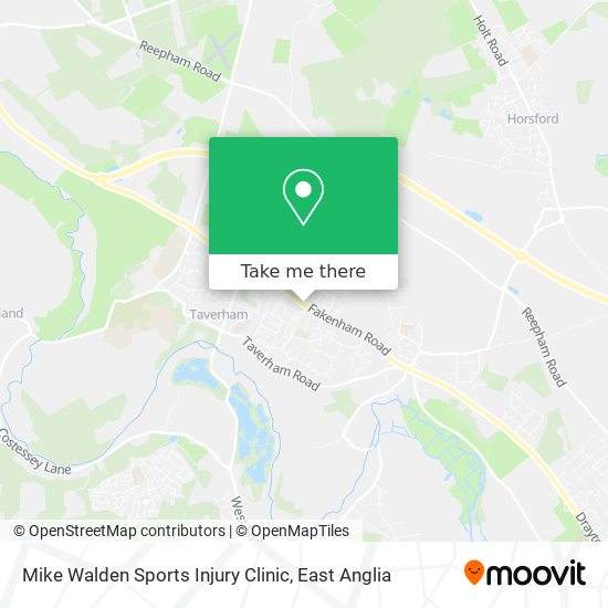 Mike Walden Sports Injury Clinic map
