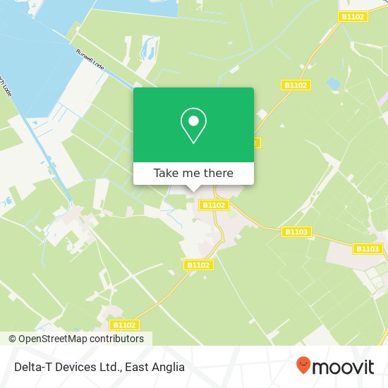 Delta-T Devices Ltd. map